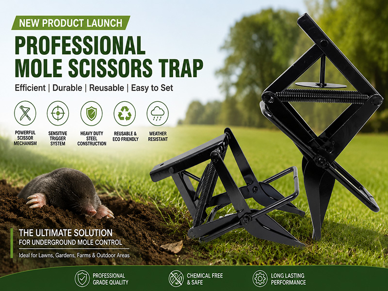 Galvanized Steel Mole Scissor Trap | FliesTrap Sou