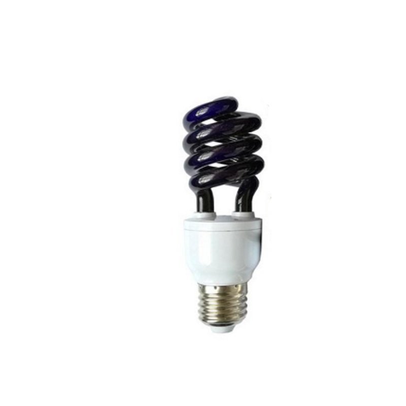 Large UV Energy Saving UVA Light Bulb E27 Spiral CFL Insect Attraction Lamp | 365nm/368nm/395nm Pest Control Replacement Bulb