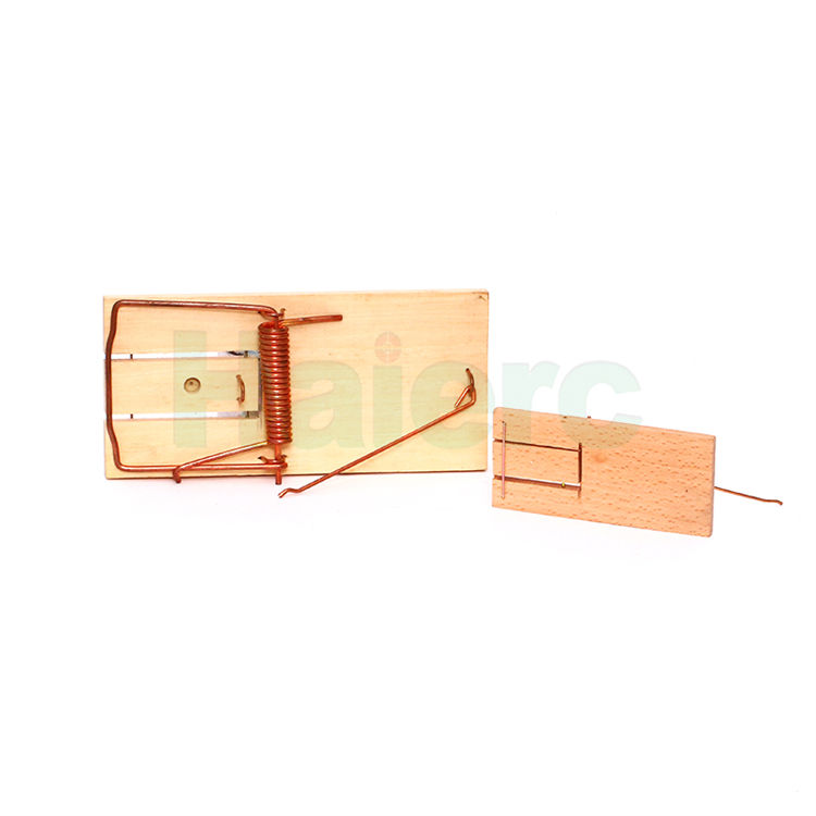 Haierc Reusable Wooden Rat Snap Trap Quick Rodent Killer Spring Mouse Trap HC2215DL